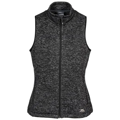 Trespass Damen Fleece-Weste, warm, 3200 g/m² 3XL Black Marl