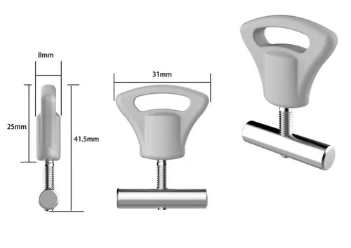 Reimo Kederschiene Sperrstück Ø 7mm, 2er-Set
