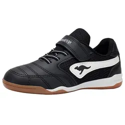 KangaROOS Kinder K-Braceyard EV Sneaker Schwarz, Größe 30 EU - Sportlicher Kinder-Sneaker für Alltag und Freizeit. Leichtes Design mit klettverschluss für einfaches An- und Ausziehen. Atmungsaktives Obermaterial und flexible Laufsohle bieten optimalen Komfort und Bewegungsfreiheit.
