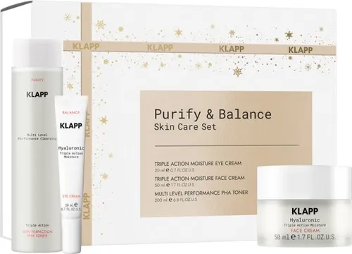 KLAPP Skin Care Science KLAPP Purify & Balance Skin Care Set 1 Stk. Pflegeset 1389
