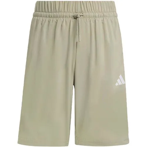adidas Trainingsshorts J 3S WV SH SILPEB/WHITE 152 in grün von adidas