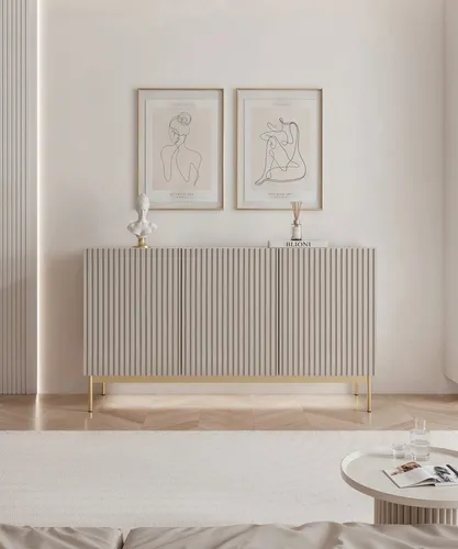 Selsey Sideboard, Taupe in grau von Selsey