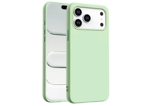 CoolGadget Handyhülle Silikon Colour Series Slim Case für Apple iPhone 17 Pro 6,3 Zoll, Hülle weich Handy Cover für iPhone 17 Pro Schutzhülle Innenfleece