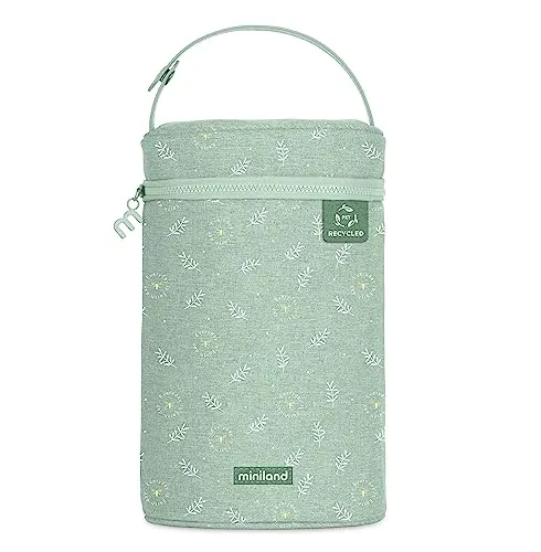 Miniland Ecothermibag Double. Isoliertasche für Flaschen, Thermoskannen, Fläschchen, Isolierbehälter uvm