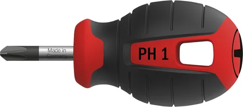 Hultafors Stubby Kreuz PH 1 Schwarz/Rot