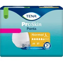 TENA Pants Normal L - Sparpaket (4 x 18 Stück) - Inkontinenzeinlagen für mittlere bis schwere Inkontinenz, atmungsaktiv und mit FeelDry Technologie für ultimativen Schutz vor Auslaufen und Geruchsbildung.