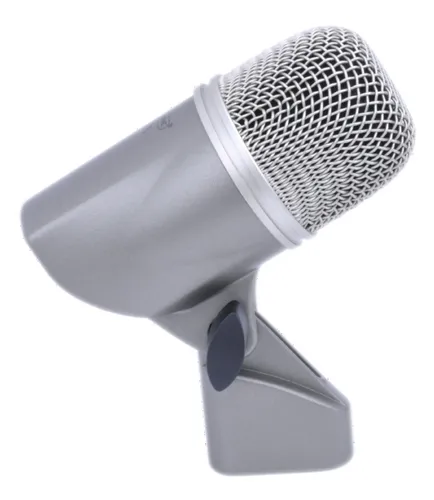 Omnitronic MIC 77L Bassdrum-Mikrofon - Dynamisches Mikrofon für Kick-Drums und tieffrequente Instrumente, mit Nierencharakteristik für exzellente Feedbackunterdrückung und schwenkbarem Stativ-Flansch.