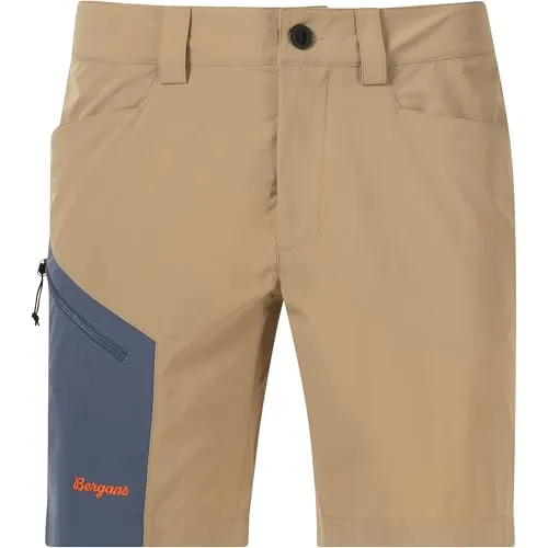 Bergans Herren Vaagaa Light Softshell Shorts, warm Sand-Granite Blue, L|M
