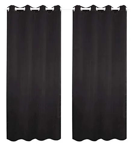 WOLTU 2er Set Gardinen, Vorhang für Wohnzimmer und Kinderzimmer - Hochwertige Schiebevorhänge aus 100% Polyester, lichtundurchlässig und wärmeisolierend. Ideal für stilvolle Raumgestaltung und einfache Pflege.