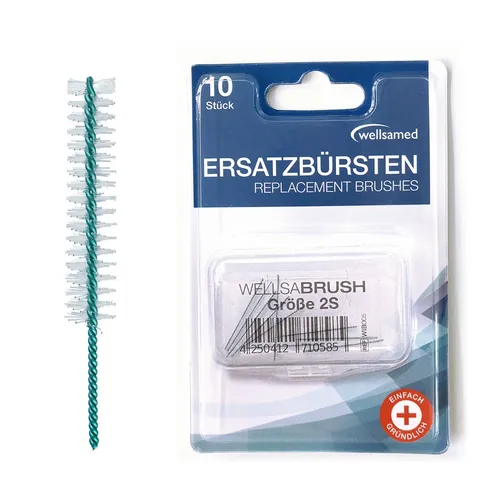 wellsamed wellsabrush Ersatzbürsten WIB005, Gr. 2S, Ø 1,8 mm