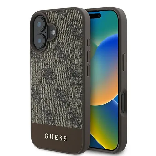 Guess 4G Bottom Stripe Hülle für iPhone 16 Plus 6.7