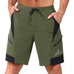 Radlerhose Herren gepolstert 3D gefüttert MTB Radfahren 3XL Grün