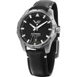 Vostok Europe Automatikuhr LBBLK - Limitierte Armbanduhr mit Automatikwerk - Armbanduhren in limitierter Auflage, japanisches Automatikuhrwerk, stoßgesichert und wasserdicht bis 10 bar, ideal für Technik- und Uhrenliebhaber.