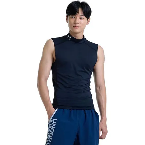 Under Armour® Tanktop Armour Comp Mock SL - Schwarz M - Sportliches Tanktop aus 84% Polyester und 16% Elasthan, ideal für Tennis und andere Sportarten, sorgt für optimale Bewegungsfreiheit und Komfort.