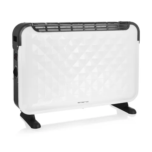 emerio Konvektor Design 2000 Watt - Heizgerät mit 3 Heizstufen für individuelle Wärme, ideal für schnelle und effiziente Raumheizung.