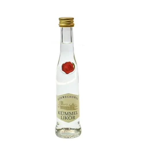 Kümmel Likör 4cl (35% Vol) | Kleine Flasche | 40ml | Kümmelschnaps (mild) | Schwechower Brennerei (1229)