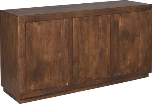 Villa Möbel Sideboard Leuven, Braun, 150x80x45 cm, Wohnzimmer, Buffets & Sideboards