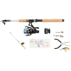 Rocktrail Spinnangel Komplett Set 210-5 210 cm Rolle Gr. 30 + Zubehör Angel