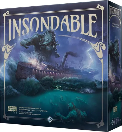ASMODEE Kooperatives Brettspiel voller Horror und Verrat INSONDABLE-ED-ESPAÑOL