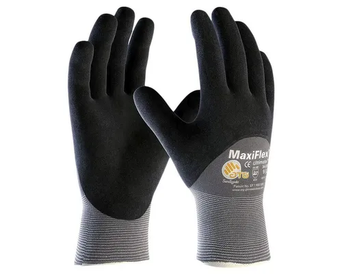 ATG Montagehandschuh MaxiFlex Ultimate, Größe 9 - 2441/9 (12 Paar) - 12 Paar Montagehandschuhe für präzise Arbeiten. Mit AIRtech-Technologie für hohe Atmungsaktivität und extrem abriebfest. Ideal für den professionellen Einsatz.