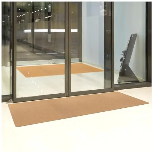 ANRO Fußmatte Schmutzfangmatte Türmatte Outdoor Fußabstreifer Türvorleger rutschfest Fussmatte Sauberlaufmatte Eingangsmatte Innen Außen Jumbo Beige 80x120cm