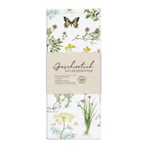 Geschirrtuch * Küchenkräuter * Geschenke * DANIELA DRESCHER, NEU&OVP *