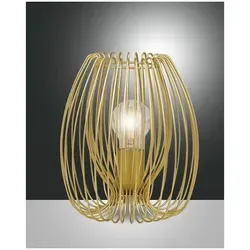 Fabas Luce Tischleuchte Camp, Gold, 24 cm in gold von Fabas Luce