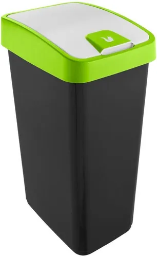 keeeper Mülleimer magne - Abfallbehälter mit Flip-Deckel, 45 l - Haushaltszubehör mit komfortablem Soft-Touch-Point und abnehmbarem Deckel, ideal für eine einfache Müllentsorgung. Made in Europe, feucht abwischbar und in modernem Design.