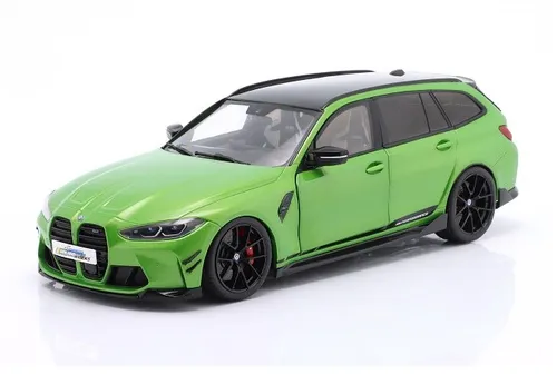 BMW M3 G81 Touring Kombi Performance 2024 Modellauto 1:18 - Detailreiches Maßstabmodell im Maßstab 1:18, mit Öffnung der vorderen Türen und stabiler Die-Cast-Bauweise, ideal für Sammler und Modellbau-Enthusiasten.