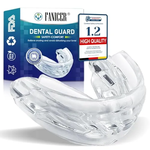 Schnarchschiene, Praktisch Gegen Schnarchen Und Zähneknirschen, Mit Anpassbarer Knirscherschiene, Einfach Zu Reinigen, Für Die Nacht, Für Erwachsene Beider Geschlechter