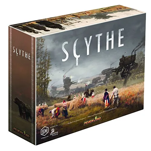 Feuerland Spiele 10 - Scythe - Gesellschaftsspiel mit strategischem Gameplay, ideal für Fans von komplexen Brettspielen und spannenden Herausforderungen.