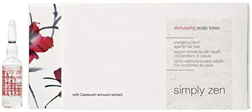 Simply Zen Stimulating Scalp Lotion 8 x 6 ml - Haarkuren zur Bekämpfung von Haarverlust, vitalisiert die Kopfhaut mit natürlichen Extrakten und fördert das Haarwachstum durch verbesserte Mikrozirkulation.