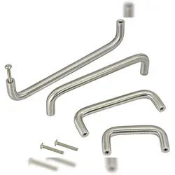 ID Dinkel 10er Möbegriff ECHT EDELSTAHL Bügelgriff Schubladengriff Küche Schrankgriff Massiv 320 mm