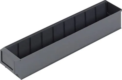Alutec 66031 Sichtlagerkasten (L x B x H) 500 x 91 x 81mm Dunkelgrau 1St.