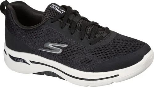 Skechers Damen Schnürschuhe GOwalk Arch Fit - Motion Breeze schwarz Gr. 37 - Sneaker mit atmungsaktivem Funktionsstrick und herausnehmbarer Arch Fit Einlegesohle für optimalen Tragekomfort und Stützung. Waschmaschinenfest und ideal für den Alltag.