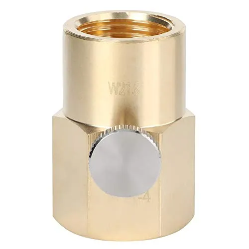 Hochgenauer CO2-Zylinder-Nachfülladapter - Wassersprudler Zubehör für einfache und sichere CO2-Nachfüllung, hochwertige Messingqualität für langlebige Nutzung und beste Dichtleistung.