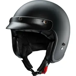 Redbike RB-720 Basic Jethelm - Matt-Schwarz XL - Motorradhelm mit robuster Fiberglas Außenschale, 4 Schalengrößen und komfortablem Textilinnenfutter für besten Tragekomfort. Zertifiziert nach ECE 22.06.