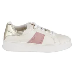 Bagatt Sneaker - Beige/Rose Textil/Synthetik - Stylische Damen-Sneaker aus hochwertigem Textil/Synthetik in Beige/Rose, ideal für den Alltag. Bequemer Schnürverschluss und modisches Design.