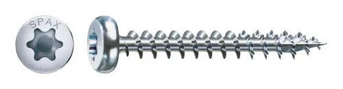 Spax Halbrundkopf Pan-Head T-STAR plus 4,5 x 12 Wirox in grau von SPAX