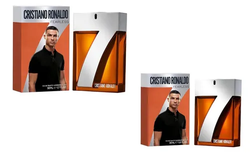 CR7 Eau de Toilette Fearless 30ml + 50ml von Cristiano Ronaldo - Entdecken Sie den einzigartigen Duft von CR7 Fearless: Ein würzig-blumiger Mix aus Grapefruit und Vanille, der Selbstvertrauen und Leidenschaft ausstrahlt. Perfekt für alle, die ihre Ziele mit Hingabe verfolgen!