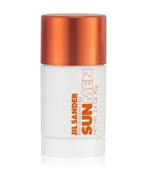 JIL SANDER Sun Men Deodorant Stick 70 g - Deo für Männer mit aromatisch-holzigem Ambraduft, der Sommerstimmung weckt und für sinnliche Emotionen sorgt.