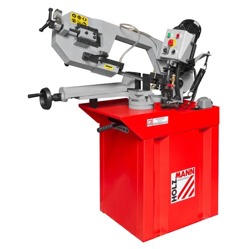 Holzmann BS 275 TOP 400V Metallbandsäge - Professionelle Bandsäge für Metall mit 1,5 kW Motor, ideal für präzise Schnitte bis 225 mm Durchmesser und einem flexiblen Schwenkbereich von 0°-60°.