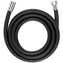 WENKO Design Duschschlauch Schwarz matt 175 cm