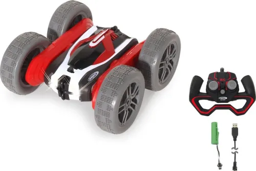 Jamara Stuntcar SpinX 2,4GHz rot/schwarz - RC-Modelle mit beeindruckenden Stunt-Fähigkeiten, ideal für aufregende Offroad-Abenteuer und rasante Rennen.