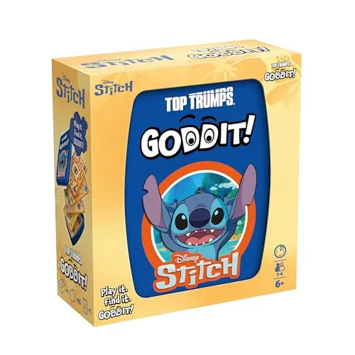 Top Trumps GODDIT! Stitch Edition - Neue Partyspiel für Familien, Kinder & Erwachsene - 2+ Spieler ab 6+ Jahren - Multilingual