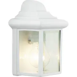Brilliant Außenwandleuchte Nissie weiß max. 40W
