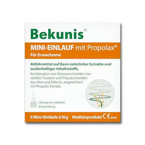 Bekunis Mini-Einlauf mit Propolax Klistiere 6 St von Bekunis