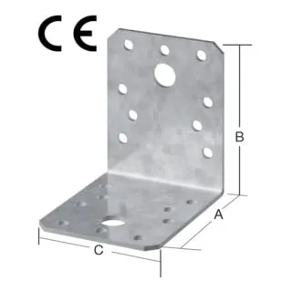 VORMANN Winkelverbinder 90 x 90 x 40mm mit CE? Ja Stahl sendverz.