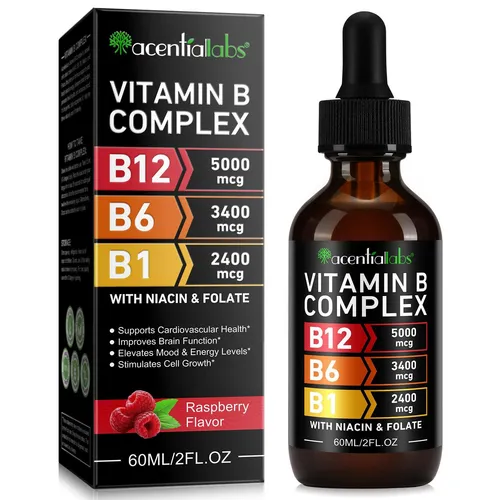 B12 B6 B1 Niacin + Folate Vitamin Komplex Tropfen