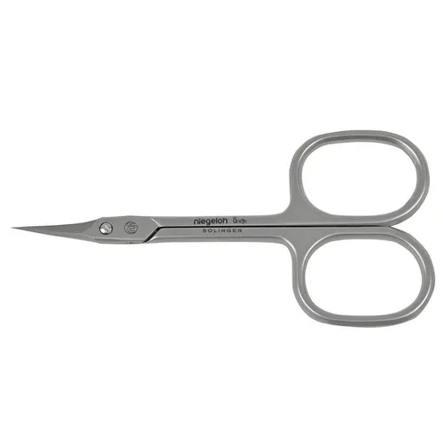 Niegeloh Solingen Hautschere rostfrei - Turmspitze, 9 cm - Premium Hautschere mit turmspitzigen Schneiden, aus rostfreiem Edelstahl für präzise Schnitte. Ergonomisch gestaltet für angenehmes Arbeiten. Ideal für die Maniküre & Pediküre.